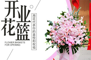 江苏南京栖霞区龙潭街道武学园社区花篮配送